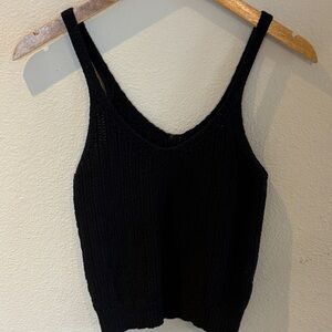 Treasure & Bond Black Knit Camisole